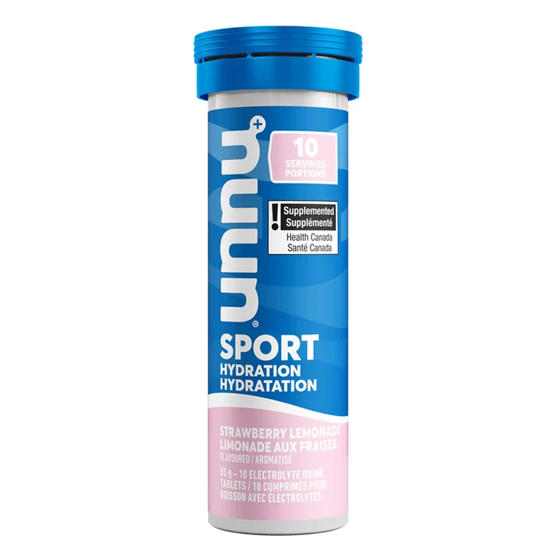 Pastilles d'hydratation Nuun Sport – Limonade aux fraises