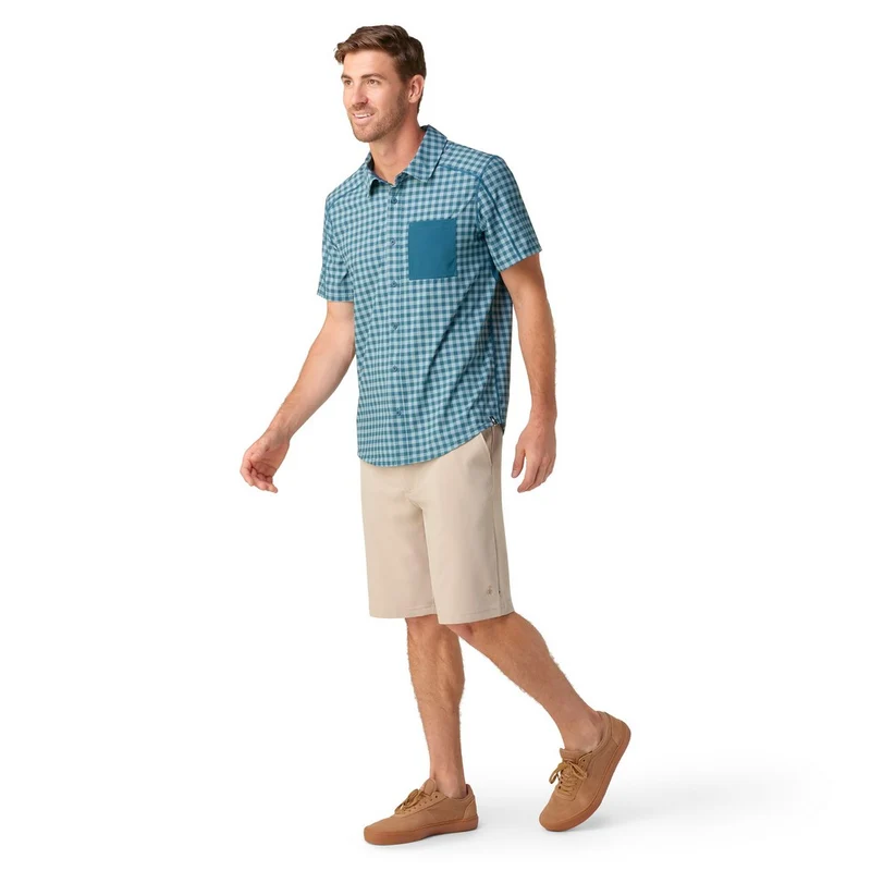 Chemise à manches courtes Smartwool Printed Button Down (hommes)