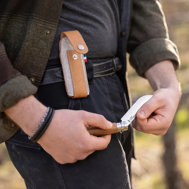 Étui Opinel Outdoor – Médium, brun