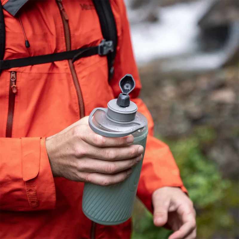 Bouteille souple HydraPak Flux 500 ml – Mammoth Grey