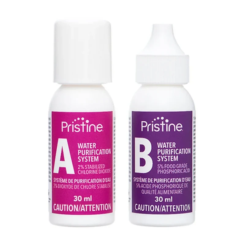 Système de purification d'eau Pristine – 30 ml
