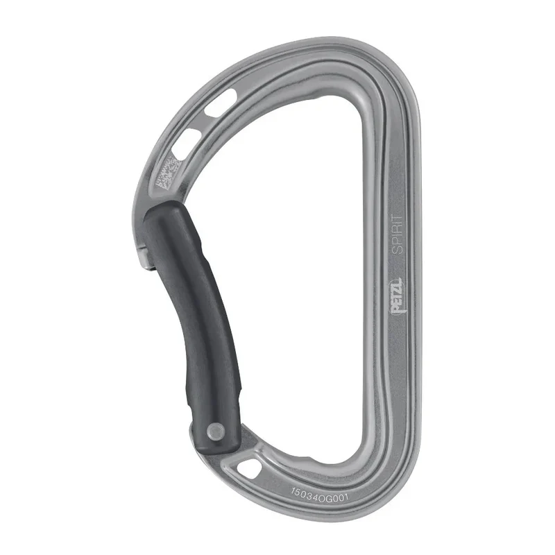 Mousqueton Petzl Spirit – Gris