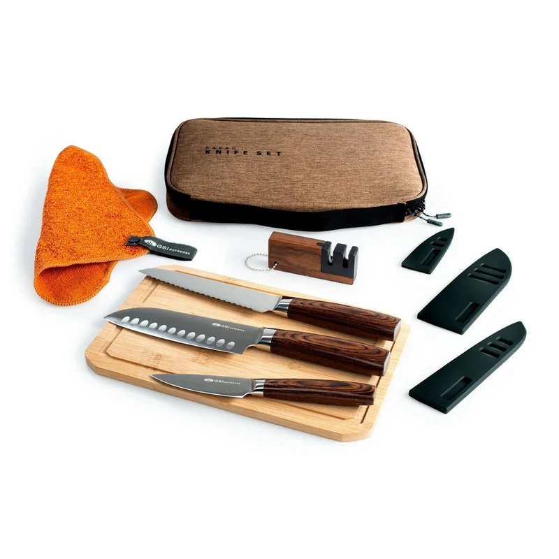 Ensemble de couteaux de cuisine Rakau de GSI Outdoors