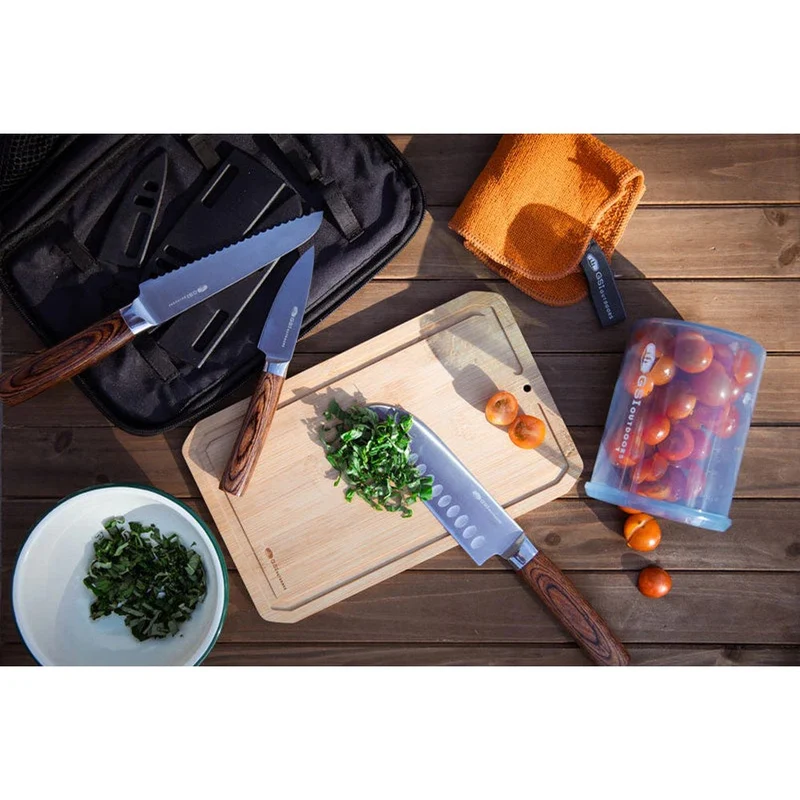 Ensemble de couteaux de cuisine Rakau de GSI Outdoors