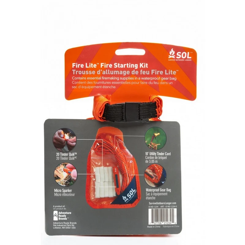 Trousse d'allumage de feu SOL Fire Lite