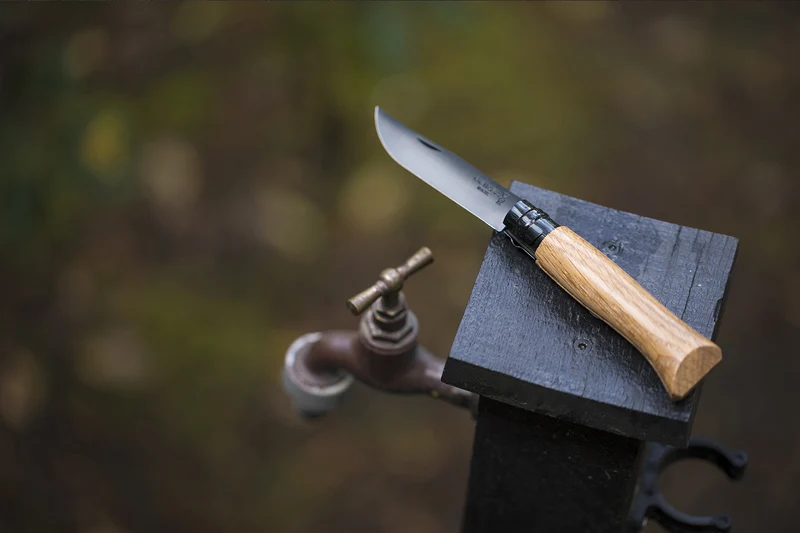 Couteau Opinel N° 8 Chêne noir