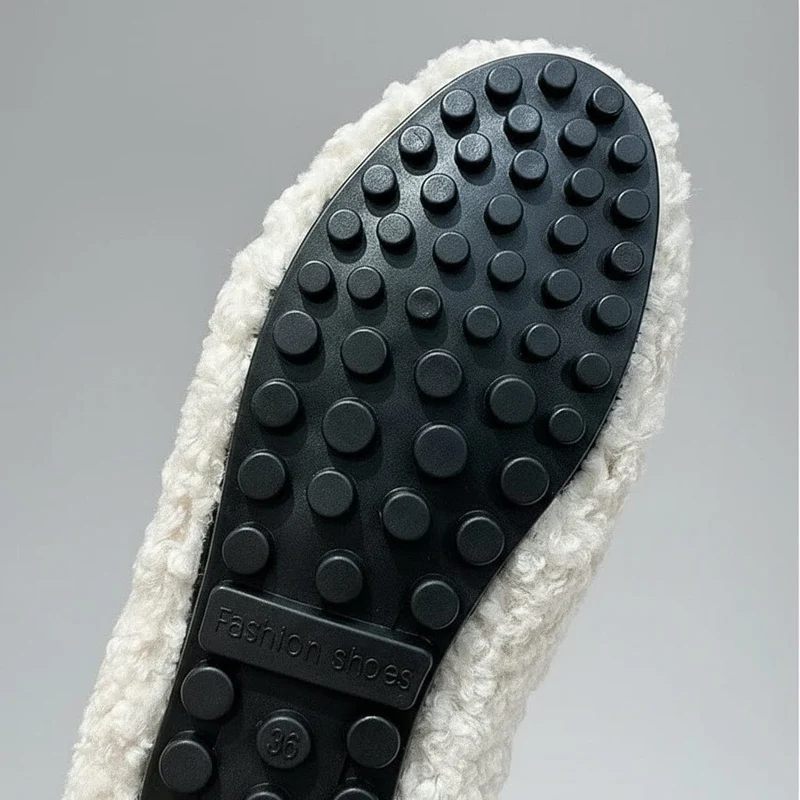 Chaussons Mules en Fourrure pour Femme