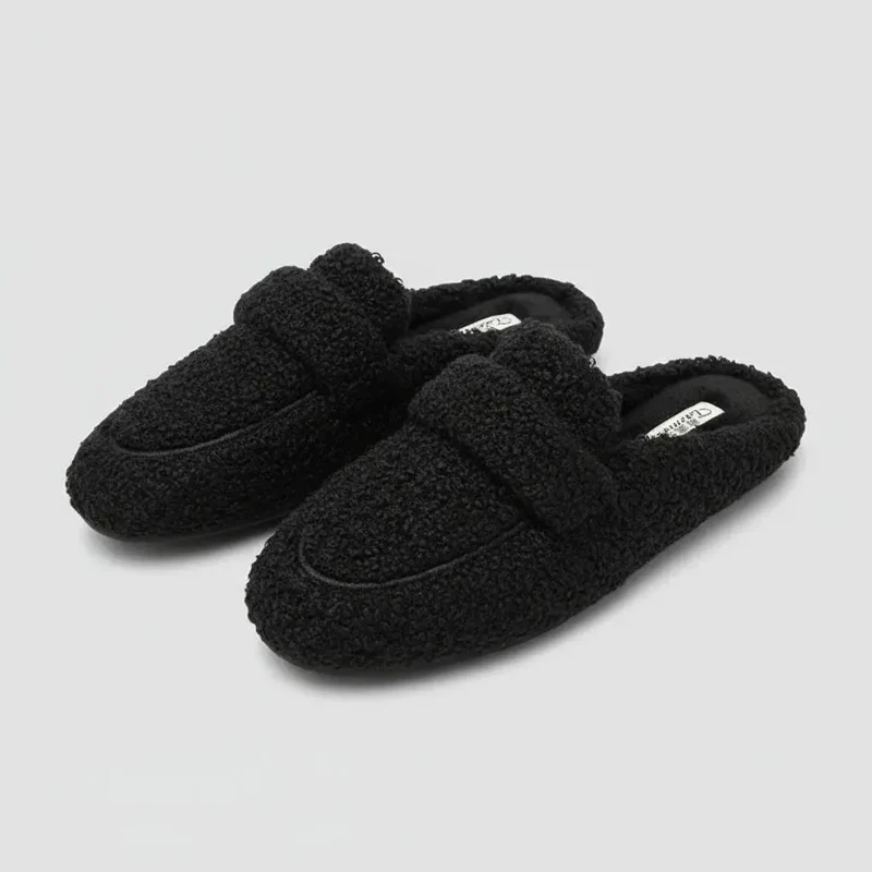 Chaussons Mules en Fourrure pour Femme