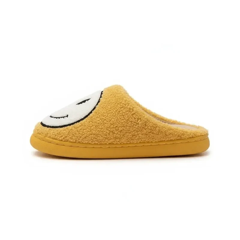 Chaussons moumoute smiley