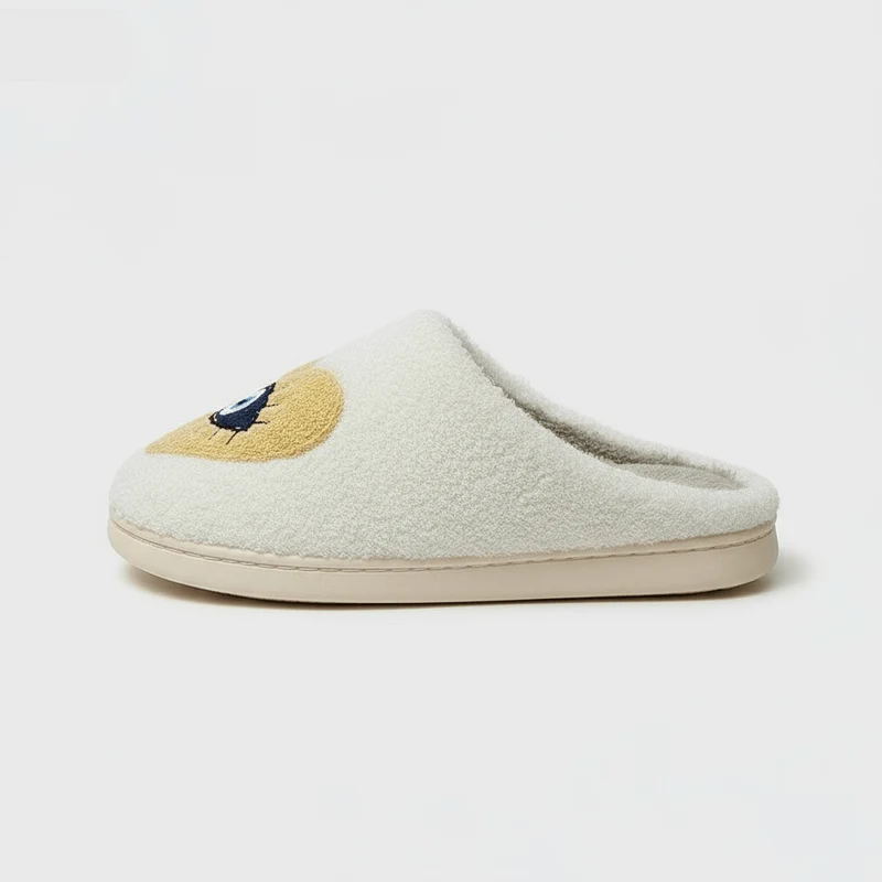 Chaussons moumoute coeur original