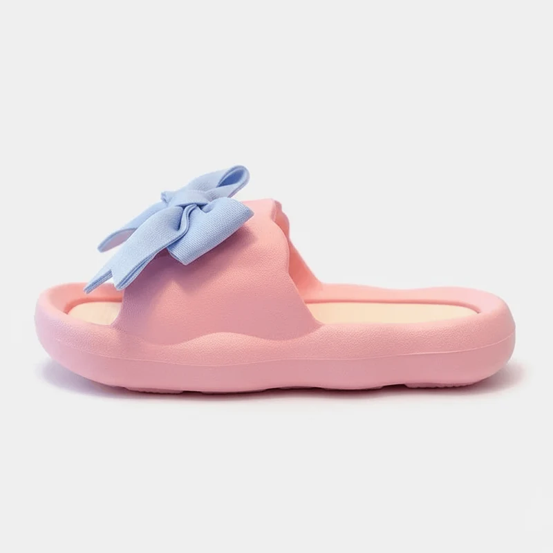 Claquettes pour Enfant Fille à Noeud