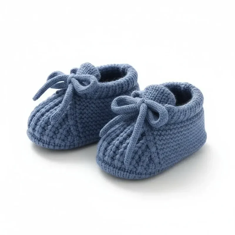 Chaussons de Naissance en Laine pour Bébé
