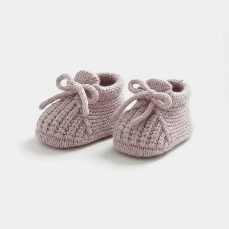 Chaussons de Naissance en Laine pour Bébé