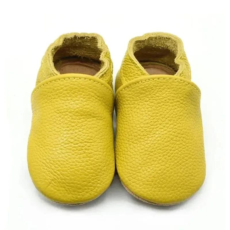 Chaussons Bébé en Cuir Souple
