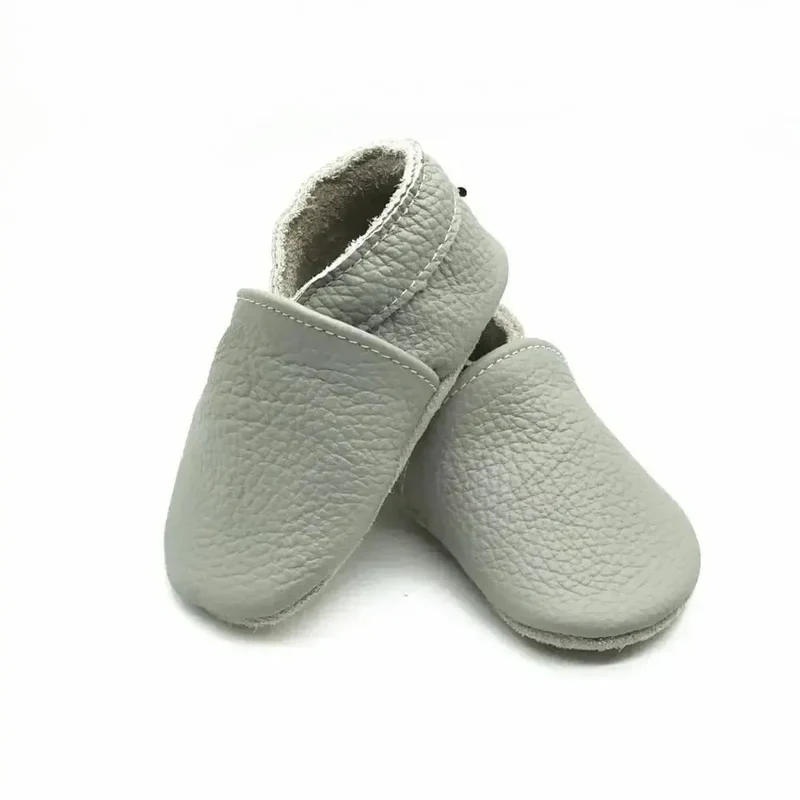 Chaussons Bébé en Cuir Souple