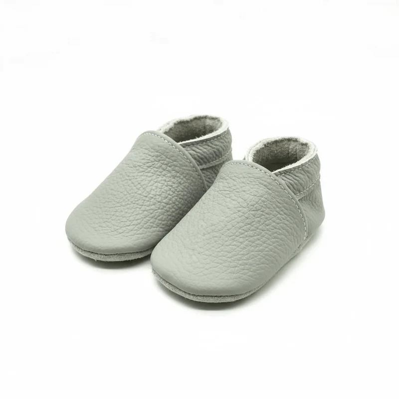 Chaussons Bébé en Cuir Souple