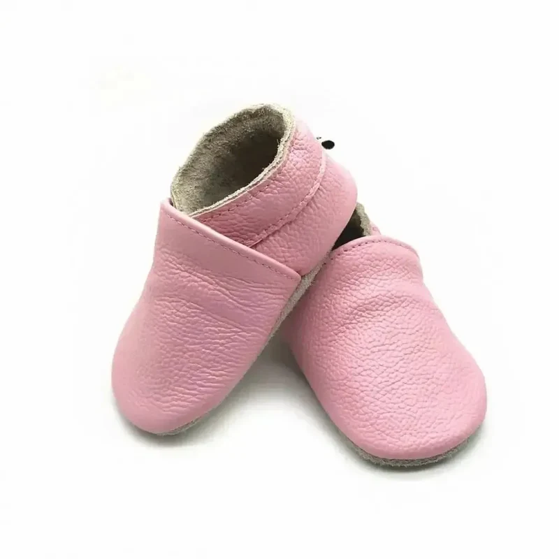 Chaussons Bébé en Cuir Souple