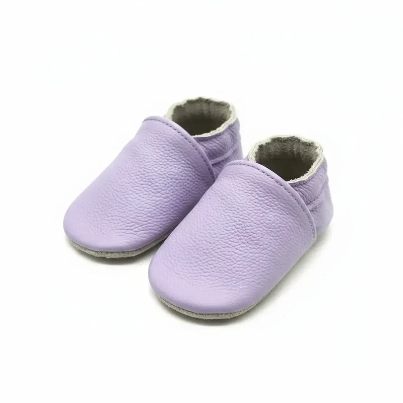 Chaussons Bébé en Cuir Souple