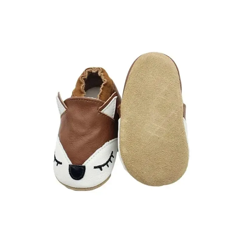 Chausson Cuir Souple Bébé Fille
