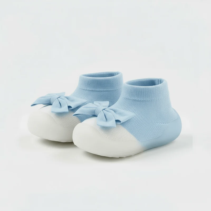 Chaussons Chaussettes à Noeud pour Fille