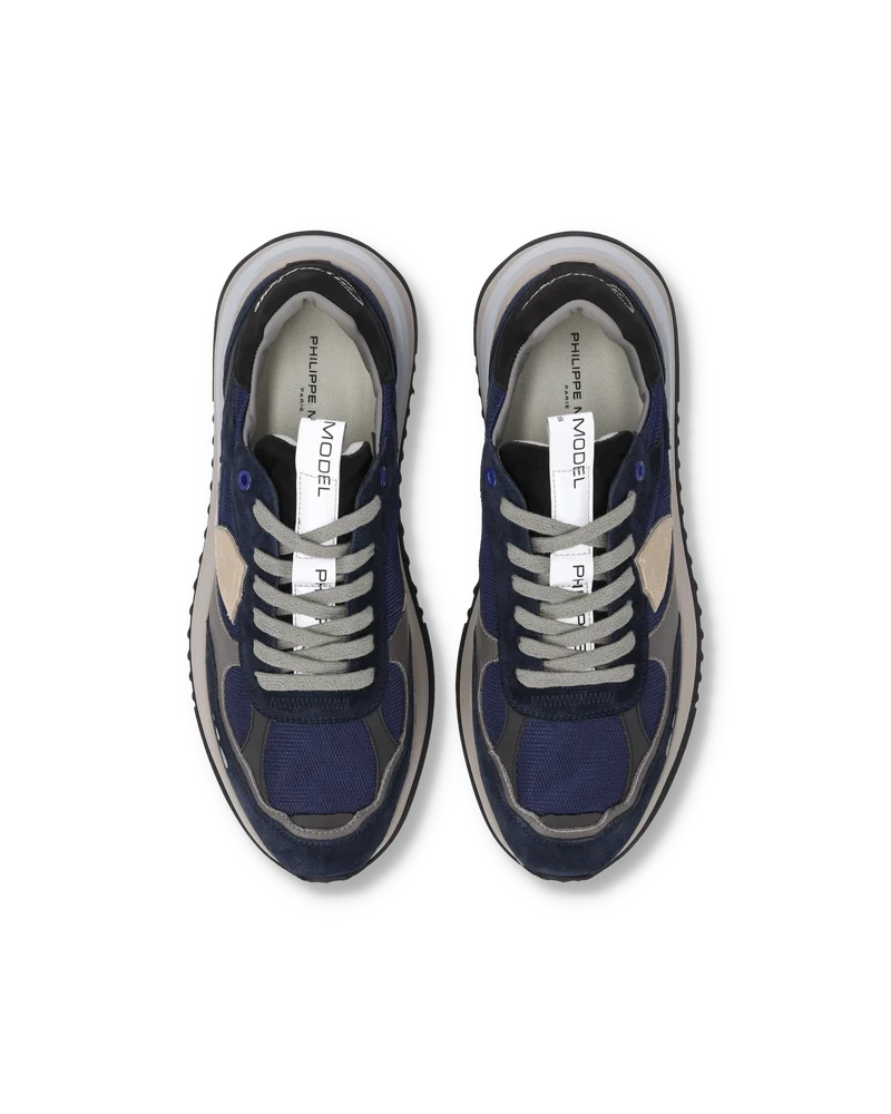 Sneakers Olympique Men, Blue Grey Black
