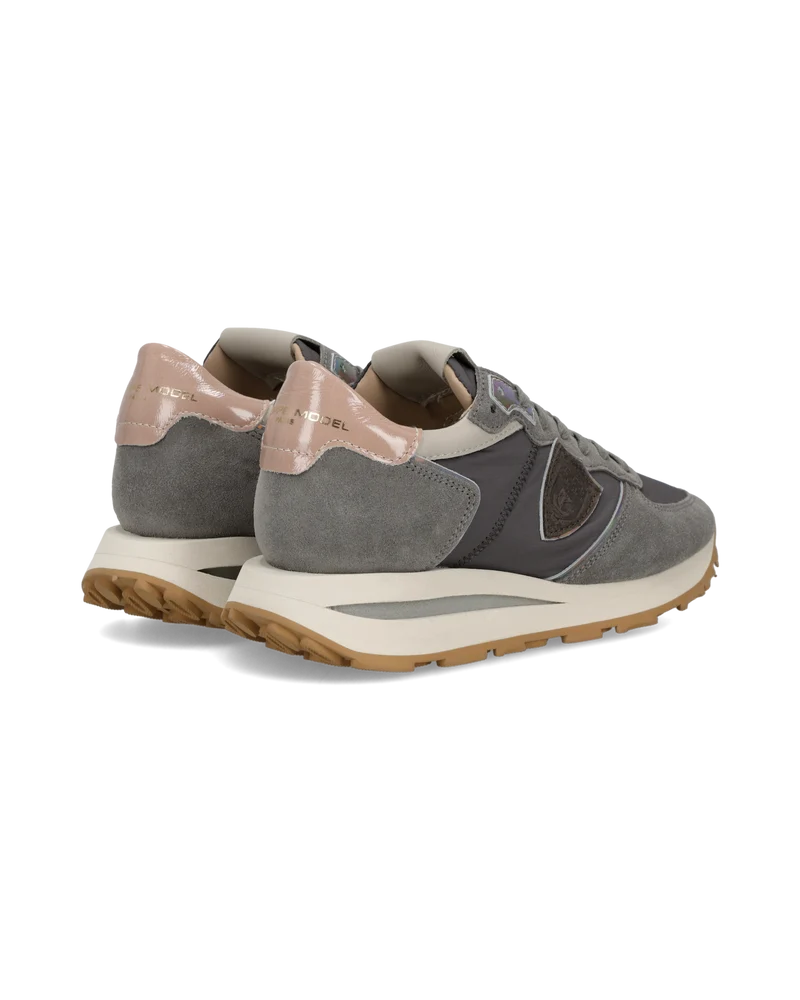 Sneakers Tropez Haute Women, Grey Anthracite Pink