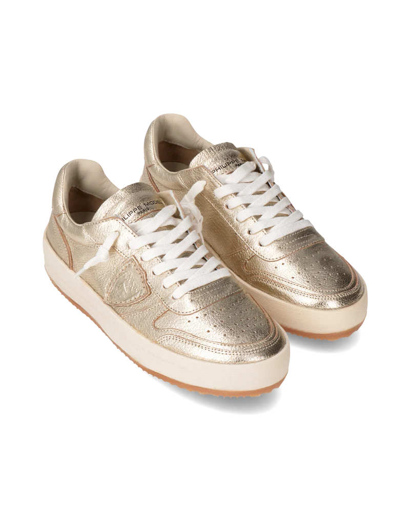 Sneakers Nice Tennis Women, Gold