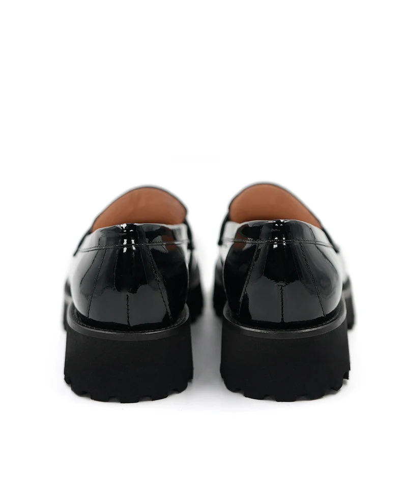 Mocassins ADELE Vernis Noir