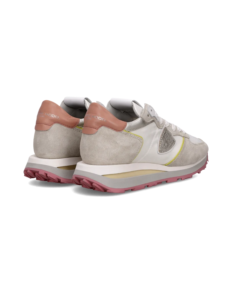 Sneakers Tropez Haute Running Women, White Pink