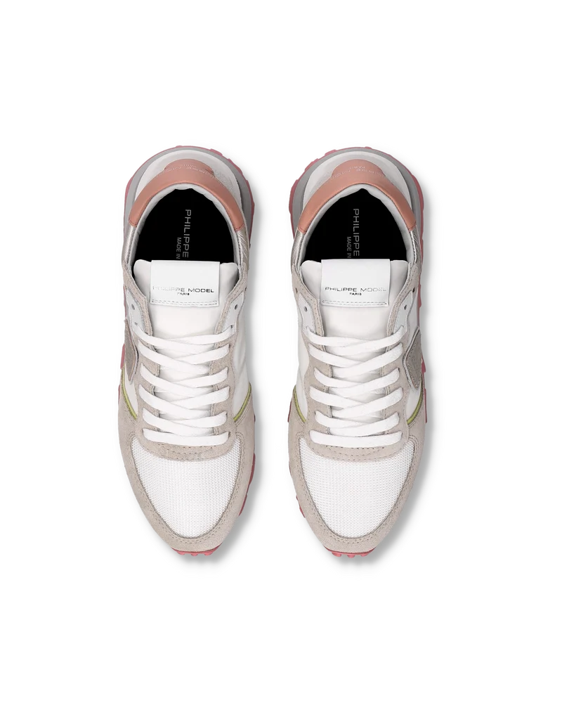 Sneakers Tropez Haute Running Women, White Pink