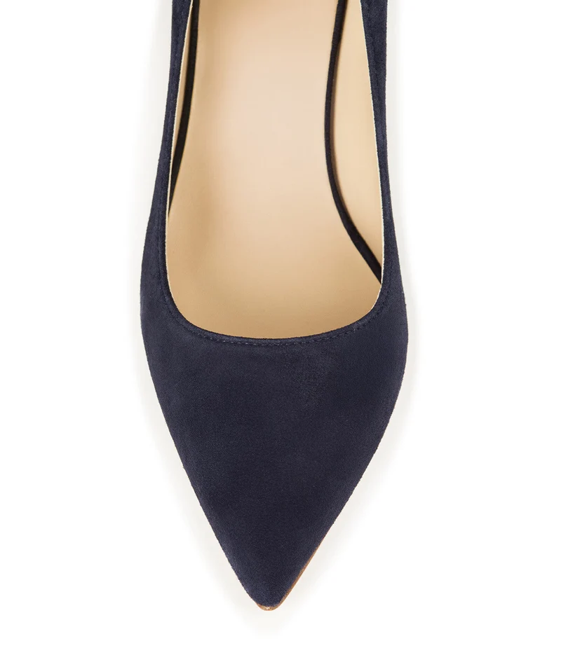 Escarpins MANON Daim Marine