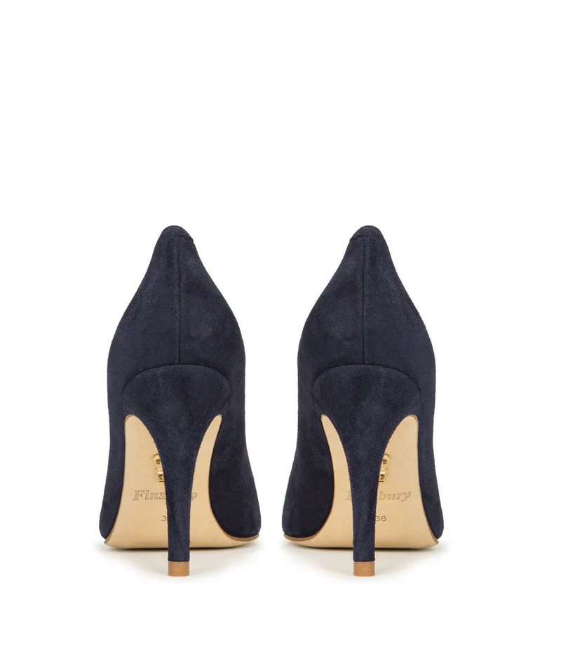 Escarpins MANON Daim Marine