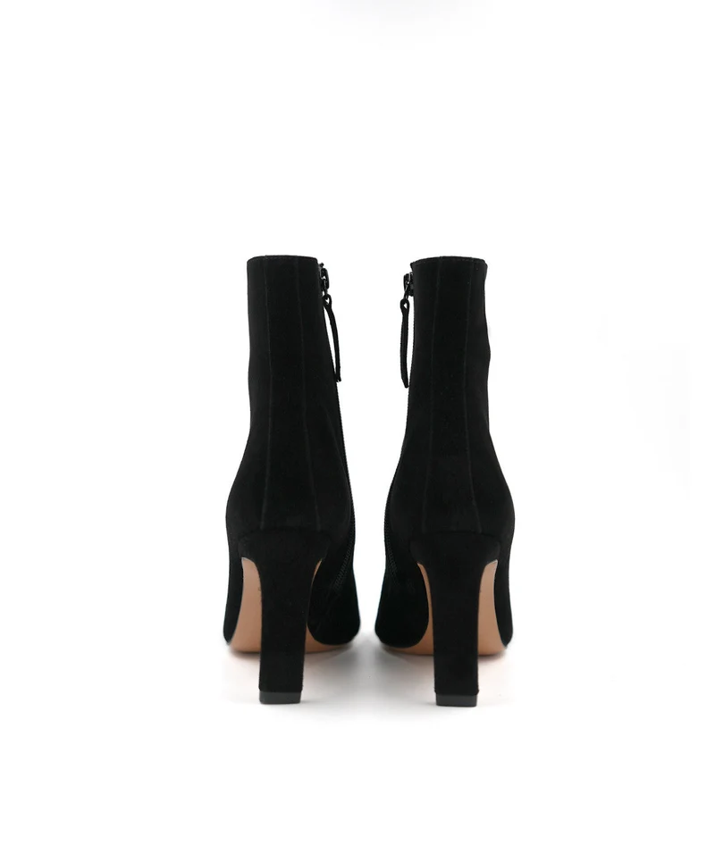 Bottines DAISYA Veau Velours Noir