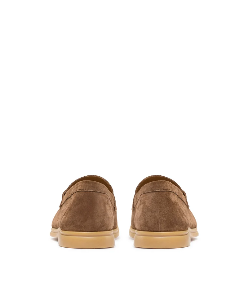 Mocassin PORTOBELLO Daim Noisette