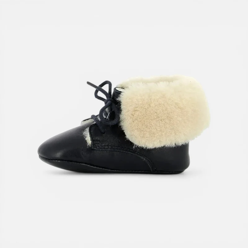 TC 15 FIRST FUR - CUIR LISSE - MARINE