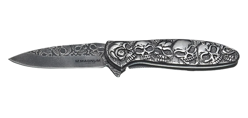 Couteau pliant Boker Magnum Dia de los Muertos acier 440A lame 85 mm