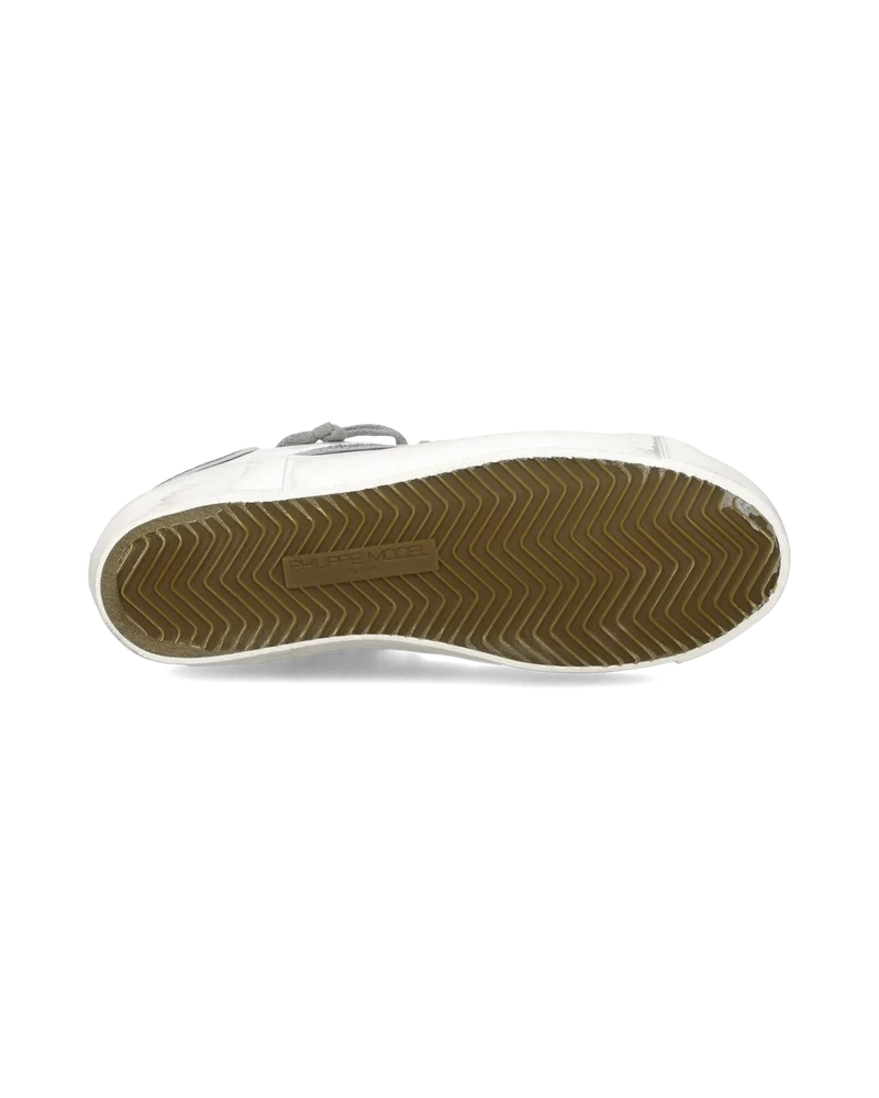 Sneakers Prsx Women, White Metallic Silver