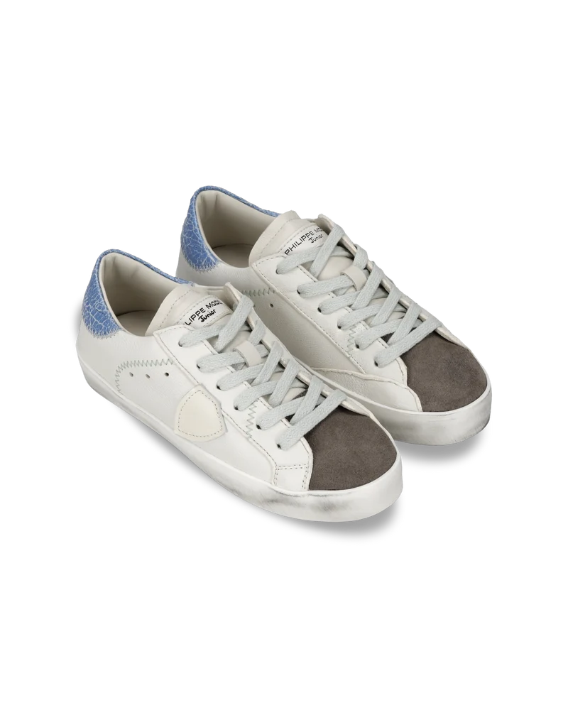 Sneaker Prsx Kids, White Light Blue