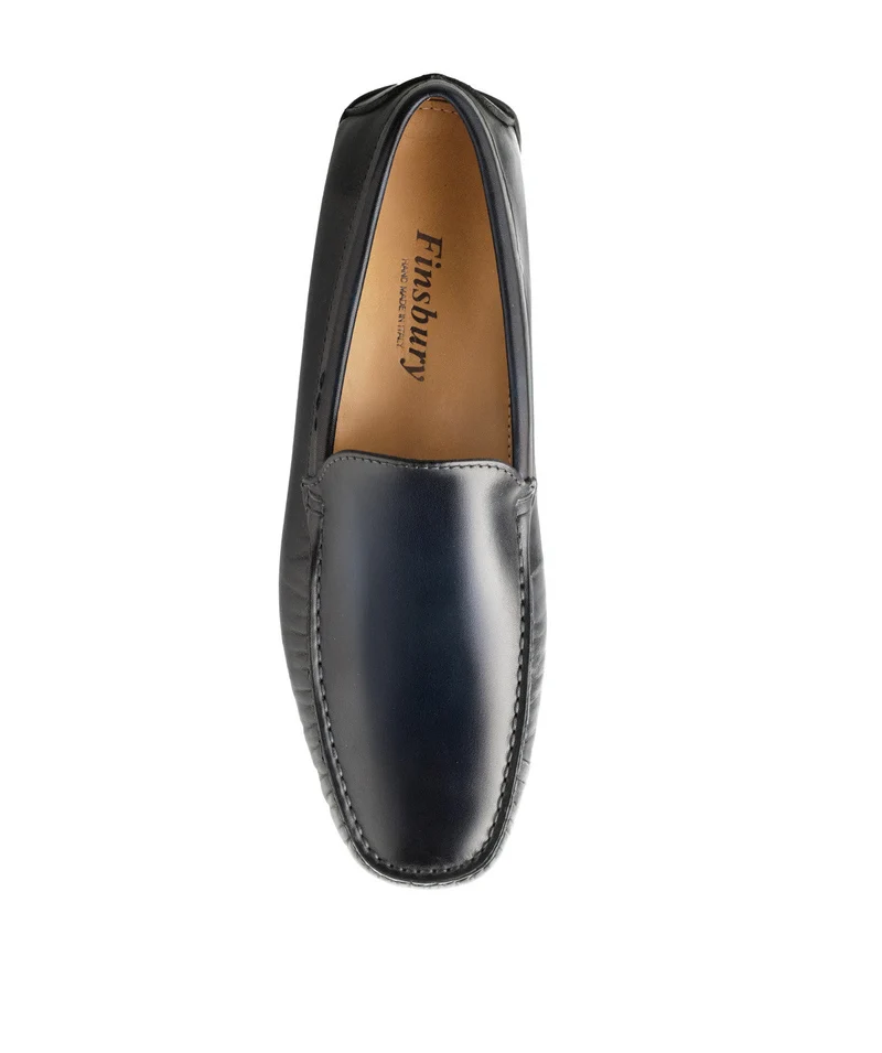 Mocassin LUCA Bleu Patiné