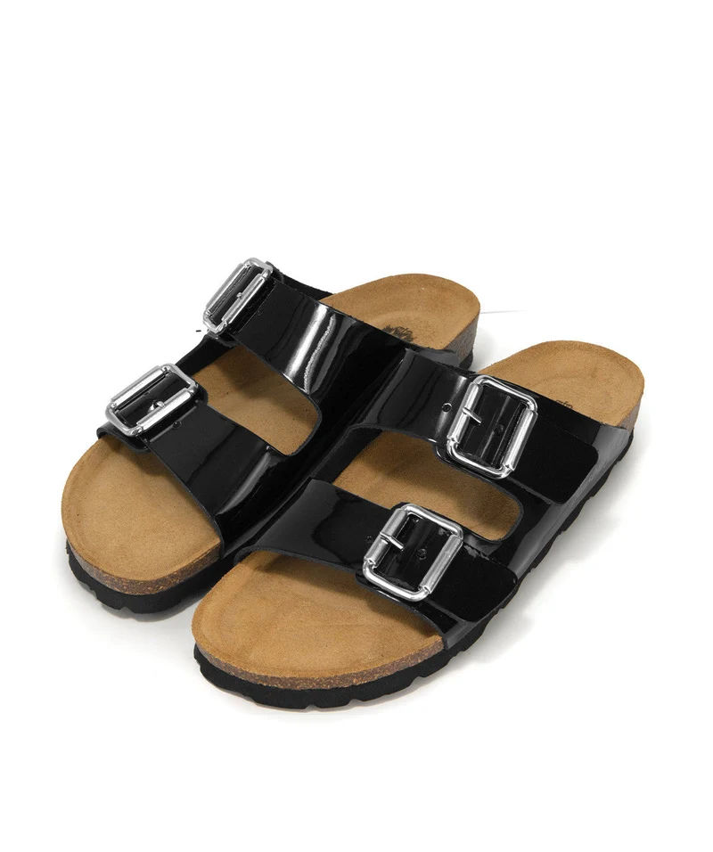 Sandales Aurélie Vernis Noir