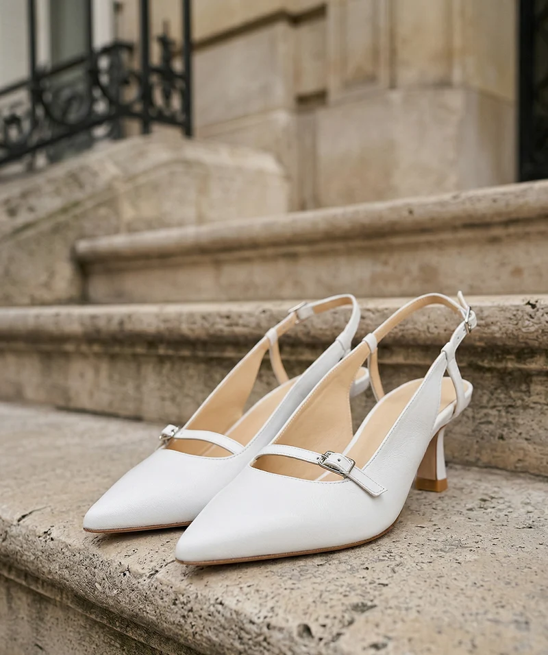 Escarpins PARIS LISA Blanc