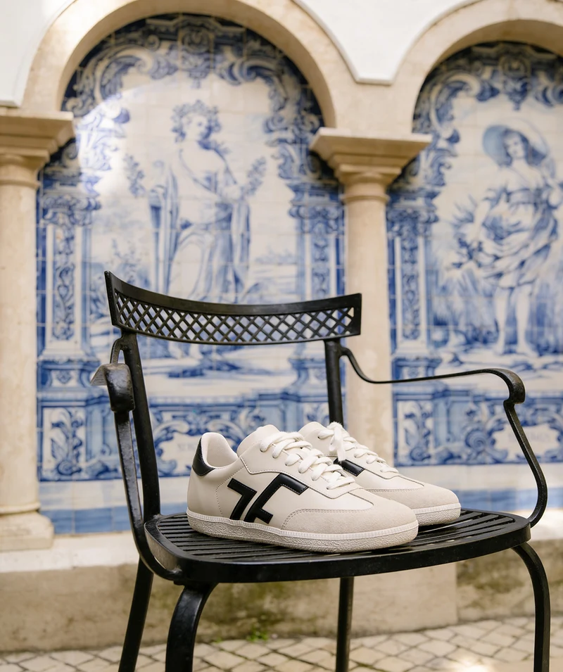 Sneakers MATHILDE Créme et Noir