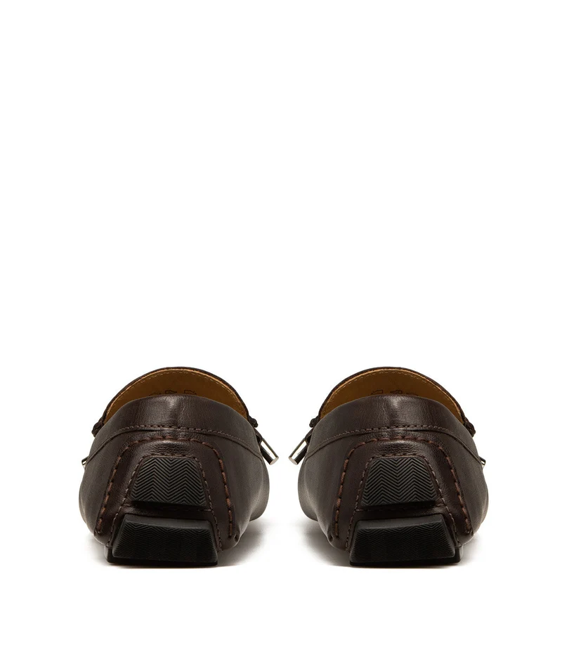 Mocassin MARBELLA Grainé Marron