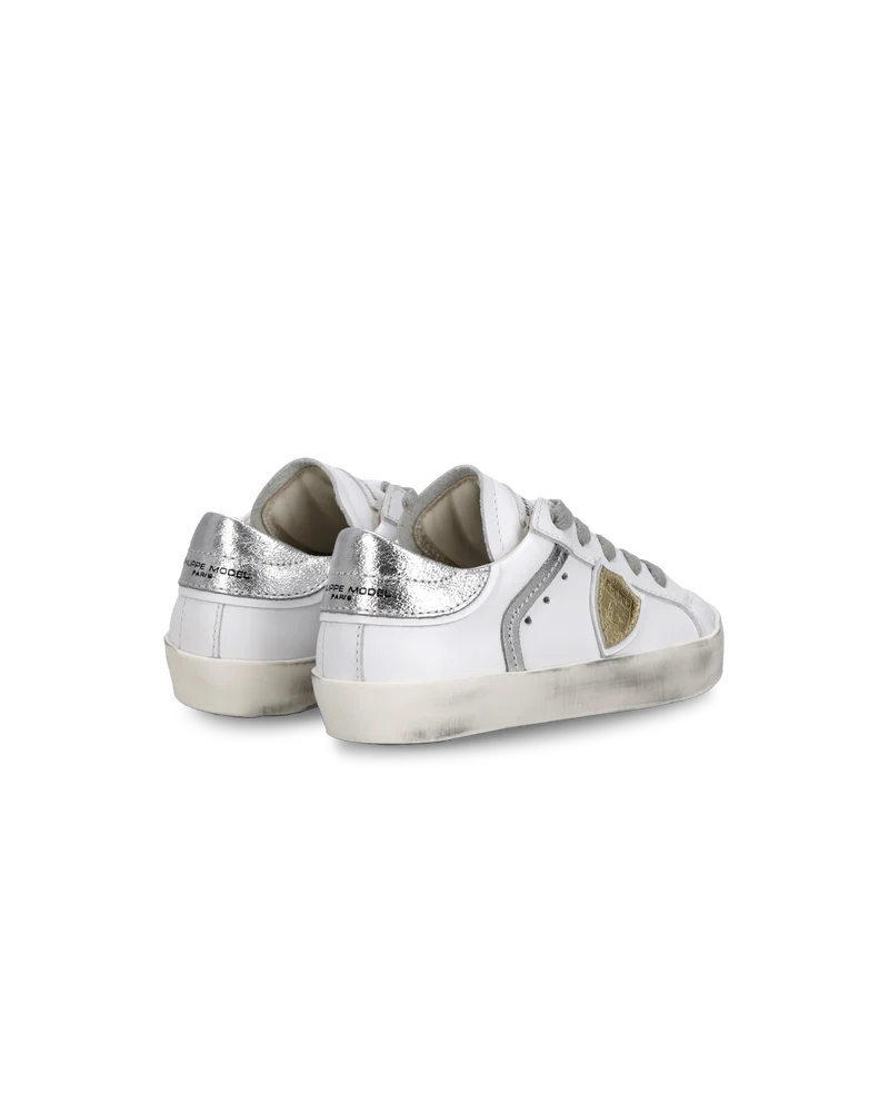 Sneaker Prsx Baby, White Silver