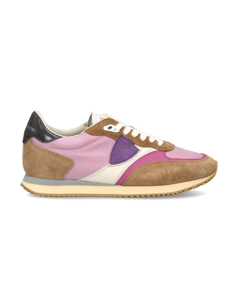 Sneakers Blville Women, Fuchsia Beige Pink