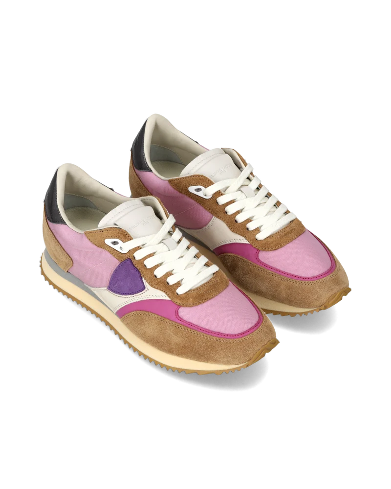 Sneakers Blville Women, Fuchsia Beige Pink