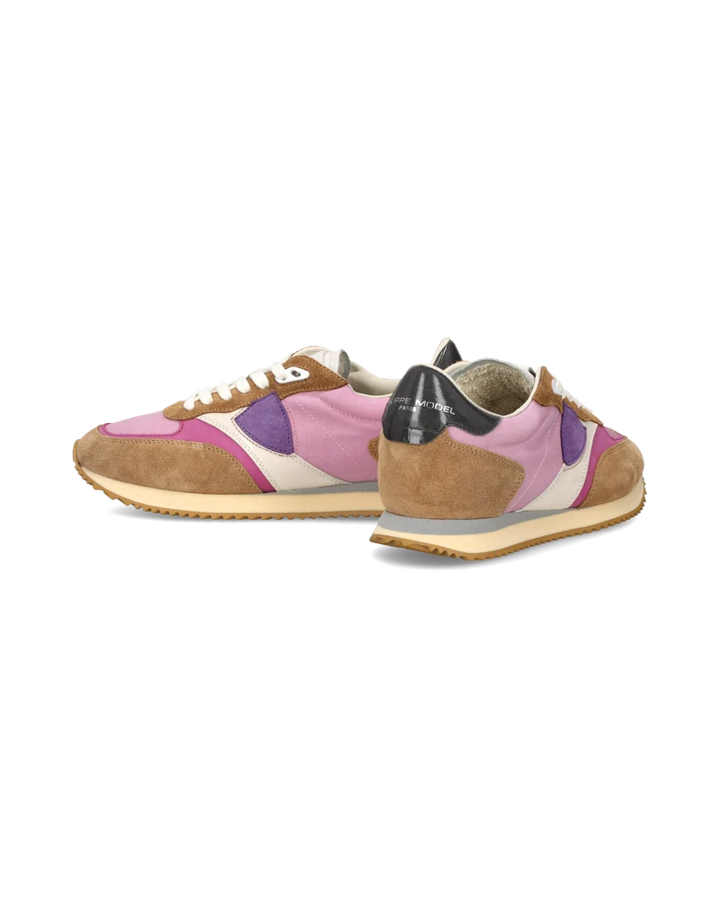 Sneakers Blville Women, Fuchsia Beige Pink