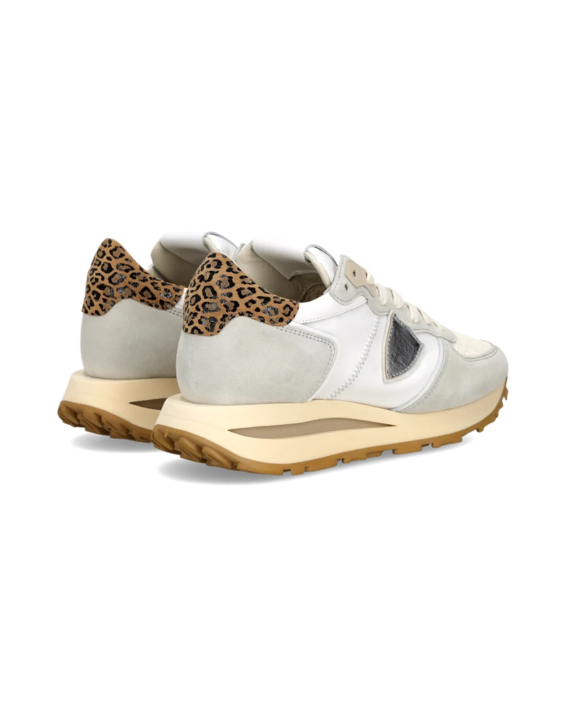 Sneakers Tropez Haute Women, White Beige