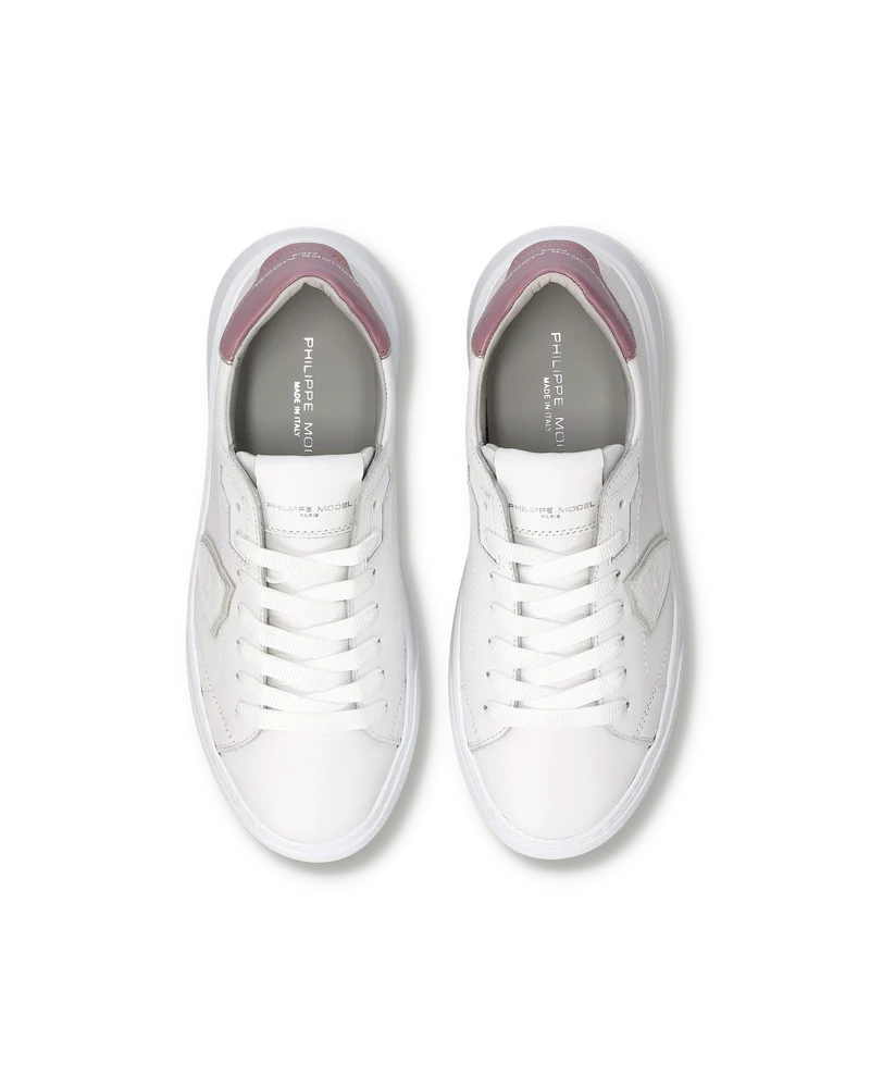 Sneakers Temple Women, White Mauve