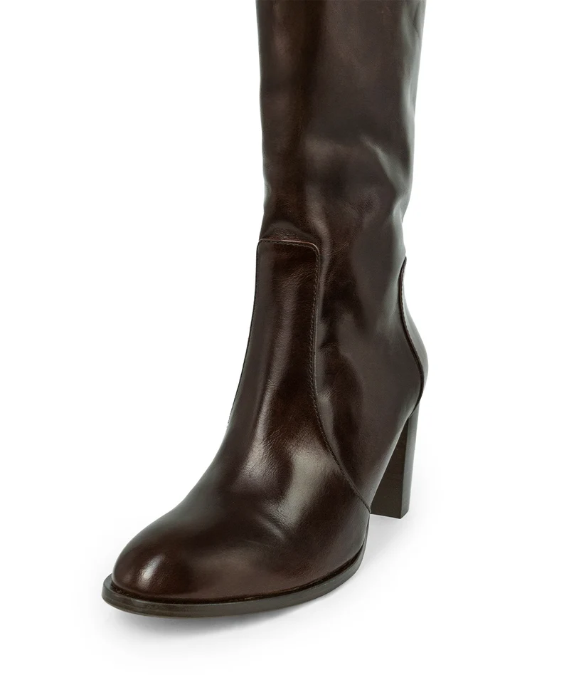 Bottes ADRIANA Brun Foncé